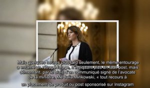 Marlène Schiappa au cœur d’une polémique après un post sur Instagram