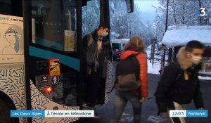 Isère : une télécabine pour les collégiens des Deux Alpes