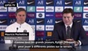 PSG - Pochettino : "Mbappé peut jouer à différents postes"