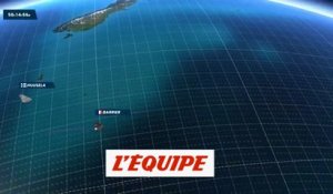 La carte 3D du 6 janvier - Voile - Vendée Globe