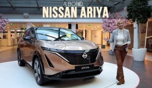 À bord du Nissan Ariya 100% électrique (2021)