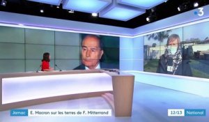 Anniversaire de la mort de François Mitterrand : Emmanuel Macron s'est rendu sur la tombe de l'ancien président, à Jarnac
