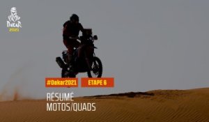 #DAKAR2021 - Étape 6 - Al Qaisumah / Ha’il - Résumé Moto/Quad