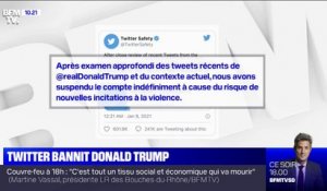 Twitter suspend définitivement le compte de Donald Trump