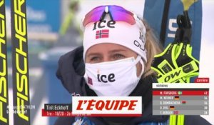 Eckhoff : « J'ai gagné de justesse aujourdhui » - Biathlon - CM (F)