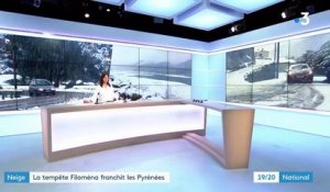 Tempête Filomena : la neige est tombée en abondance dans les Pyrénées-Orientales