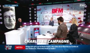 Charles en campagne : Jean-Luc Mélenchon inquiet sur le vaccin anti-Covid - 11/01