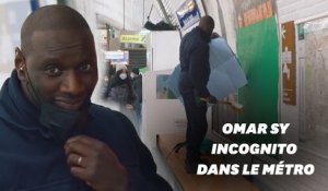 Omar Sy fait diversion comme Arsène Lupin dans le métro parisien