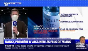 Mathieu Klein (maire PS de Nancy): "D'ici la fin de la semaine, 3300 personnes seront vaccinées" contre le Covid-19