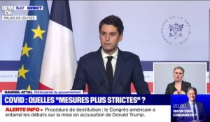 Gabriel Attal: "Hier, près de 200.000 Français ont été vaccinés (...) Le vaccin ne fera pas disparaître le virus comme par magie"
