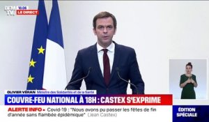 Olivier Véran sur le variant anglais du Covid-19: "C'est plus de cas, mais pas des cas plus graves"