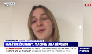 "Je ne peux pas m'empêcher d'être déçue": l’étudiante qui a écrit à Emmanuel Macron entre satisfaction et déception après la réponse du président