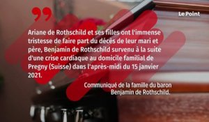 Le baron Benjamin de Rothschild est décédé