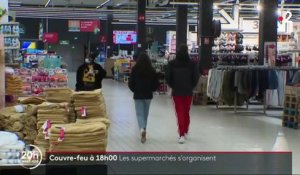 Couvre-feu : les supermarchés modifient leur fonctionnement