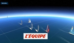 La cartographie du dimanche 17 janvier - Voile - Vendée Globe
