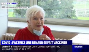 Covid-19: Line Renaud se fait vacciner