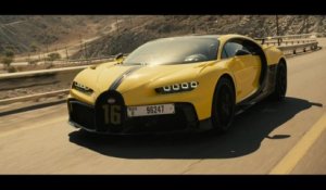 La Bugatti Chiron Pur Sport dans les Monts Hajar