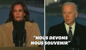 L'hommage de Joe Biden et Kamala Harris aux morts du Covid-19