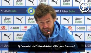 Villas-Boas explique pourquoi l'OM a refusé l'offre d'Aston Villa pour Sanson 