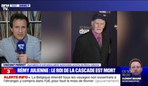 Vincent Perrot à propos de Rémy Julienne: "C'était pas seulement un cascadeur, c'était un homme de spectacle"