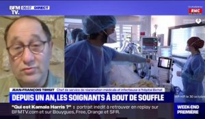 Jean-François Timsit (hôpital Bichat): En tant que soignants, "on est très fatigué, un peu résigné, on aimerait que la situation cesse"