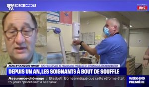 Jean-François Timsit (hôpital Bichat): "Le moral n'est pas formidable, la population nous en veut presque"