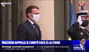 Reconfinement: Emmanuel Macron appelle à l'unité pour l'éviter