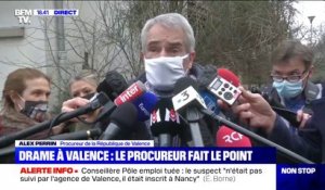 Drame à Valence: "On pense que le suspect ne connaissait pas l'agent" du Pôle Emploi, selon le procureur