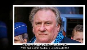 Gérard Depardieu, un grand-père qui « n'a pas de limites » - sa fille Julie s'en amuse