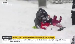 De New York à Washington, le nord-est des Etats-Unis paralysé par une puissante tempête de neige - VIDEO