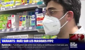 Covid-19: les ventes de masques FFP2 multipliées par 10 dans certaines pharmacies