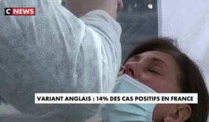 Variant anglais : 14% des cas positifs en France