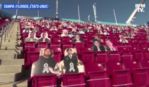 Super Bowl: privé de public, le stade se remplit avec des supporters en carton