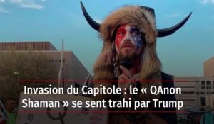 Invasion du Capitole : le « QAnon Shaman » se sent trahi par Trump