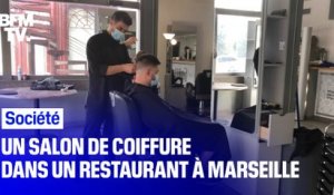 Un restaurant transformé en salon de coiffure à Marseille
