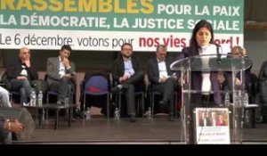 Sengul Karaka, d'origine kurde, candidate PCF/Front de Gauche aux Régionales