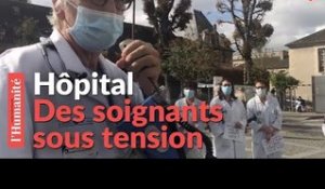 Les soignants de l'hôpital Saint-Louis mobilisés pour la grève nationale du 15 octobre