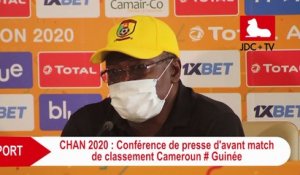 CHAN 2020 : Conférence de presse d'avant-match Cameroun-Guinée : Martin Ndtoungou Mpilé