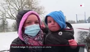 Vague de froid : 35 départements en alerte orange, la Bretagne sous la neige