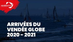 Live remontée chenal Arnaud Boissières et Kojiro Shiraishi Vendée Globe 2020-2021 + Conférence de presse Arnaud Boissières [FR]
