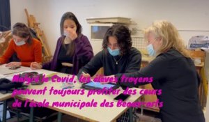 Ecole municipale des Beaux-arts de Troyes : la continuité de l’enseignement est assurée