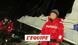 L'arrivée de Pip Hare - Voile - Vendée Globe