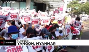 Birmanie : les manifestations se poursuivent depuis 9 jours consécutifs