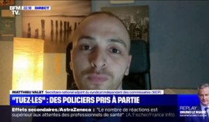 Policiers pris à partie dans les Yvelines: pour Matthieu Valet (SICP), "c'est désormais le quotidien des policiers"