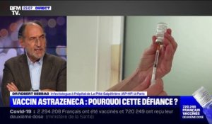 Dr Sebbag à propos du vaccin AstraZeneca: "L'espoir qu'on avait sur ce vaccin est un peu glacé à cause de ses effets"