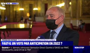 François Patriat sur le vote par anticipation: "J'ai aussi été un peu surpris (...) mais l'objet qu'il défend, j'y souscris"