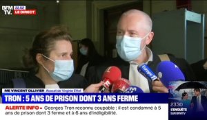 Georges Tron condamné: pour l'avocat de Virginie Ettel, "c'est un message de soulagement pour ma cliente"