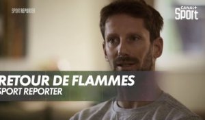 SPORT REPORTER : "Retour de flammes" avec Romain Grosjean