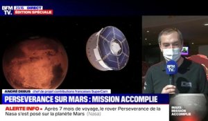 André Debus (SuperCam) sur Perseverance: "Nos collègues américains ont réussi à atterrir sur Mars 9 fois sur 10, c'est fantastique"