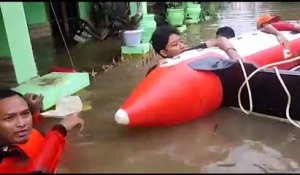 Jakarta inondée, 1300 personnes évacuées